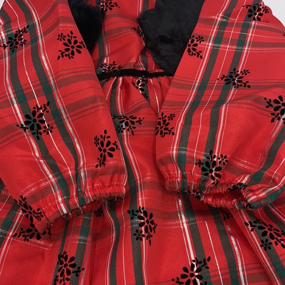 Pippa & Julie 2 Piece Red & Black Plaid Dress Set Size 4 - Picture 3 of 16